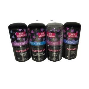 4 Wet N Wild Pump Partner Up Lot Blemish Cooling Moisture Primer Toner NEW